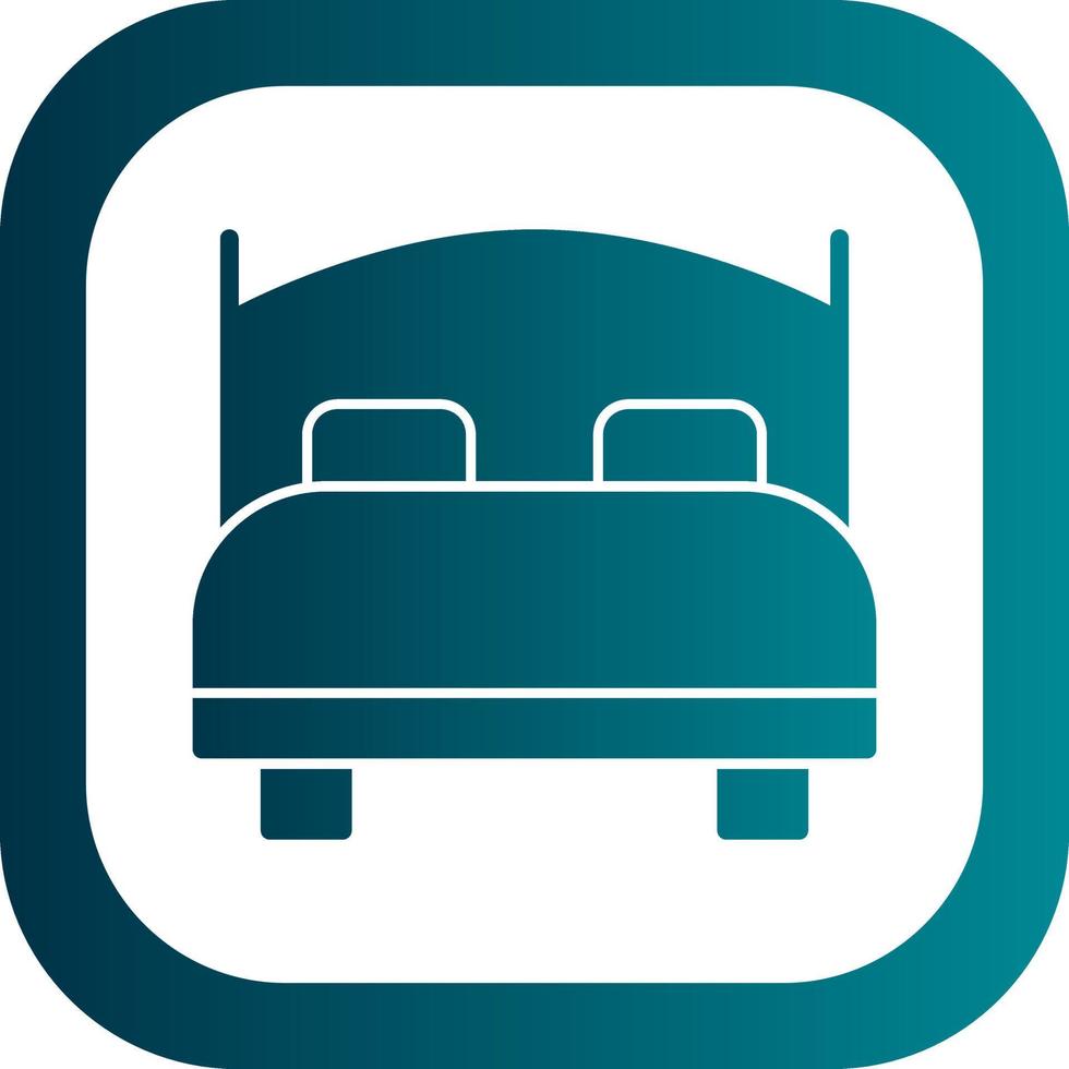Bed Vector Icon Design