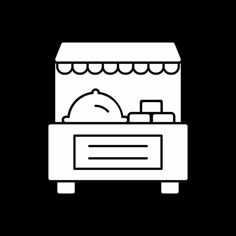 Food Stand Vector Icon Design