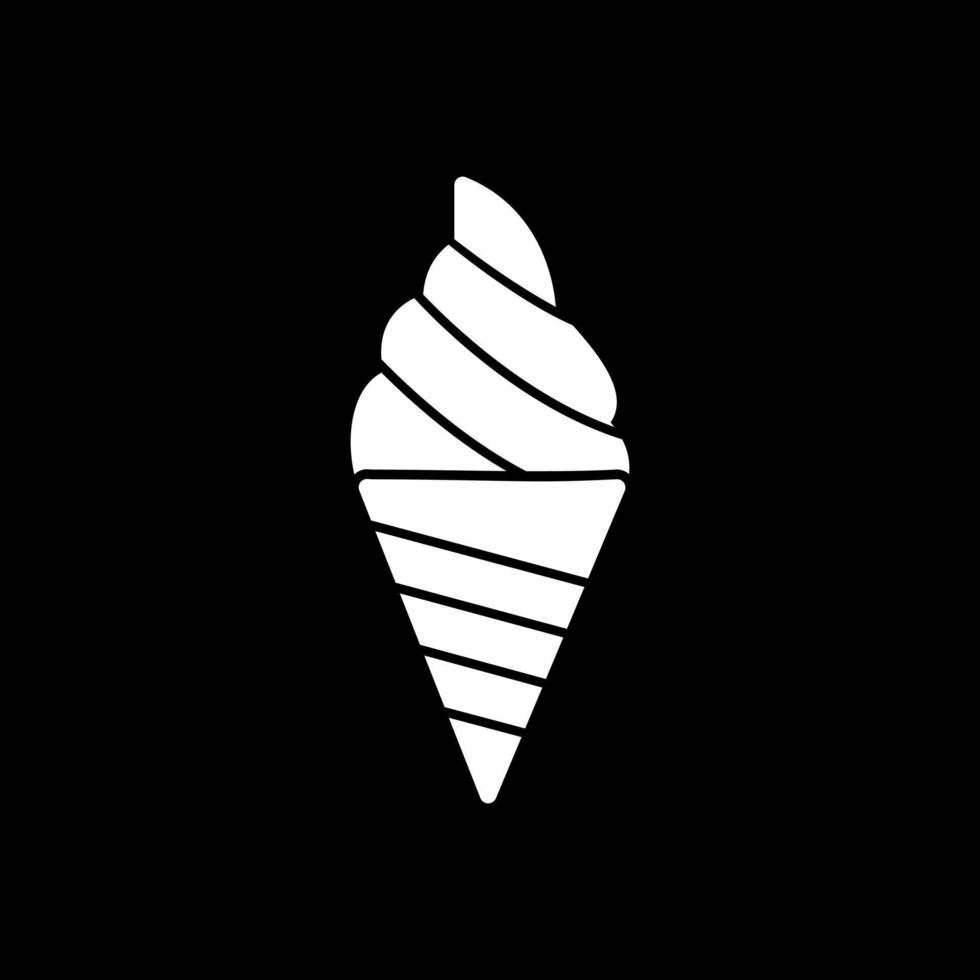 diseño de icono de vector de helado