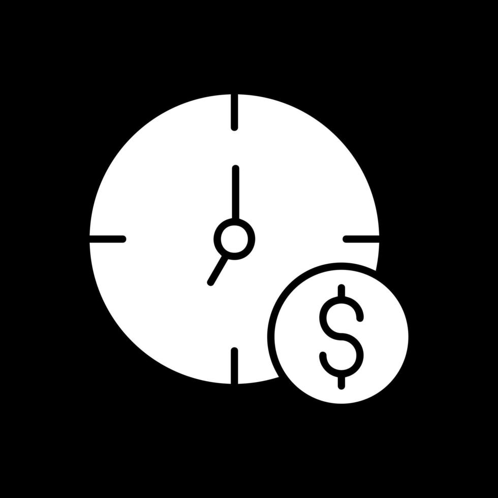 Time is Money Vector Icon Design