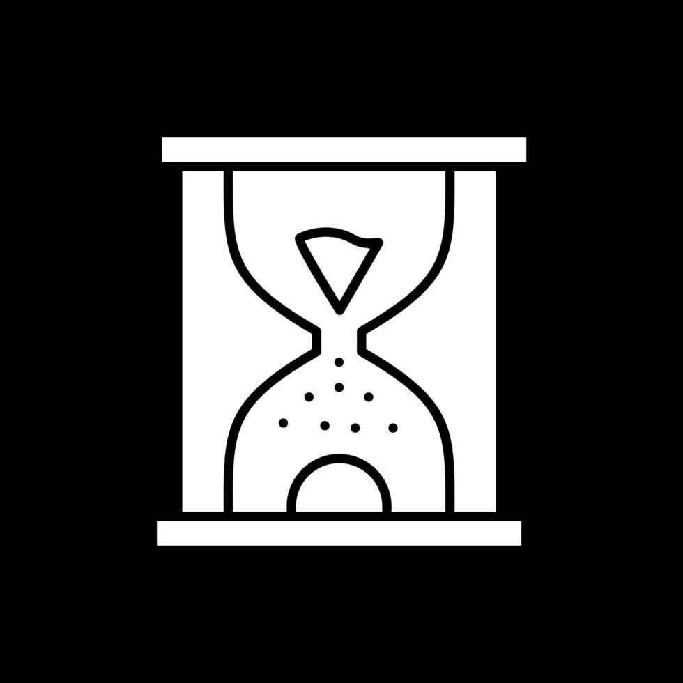 Hourglass Vector Icon Design