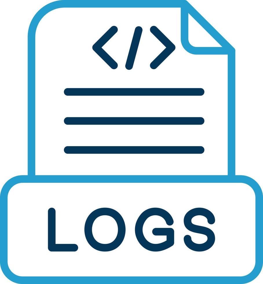 Logs Vector Icon Design