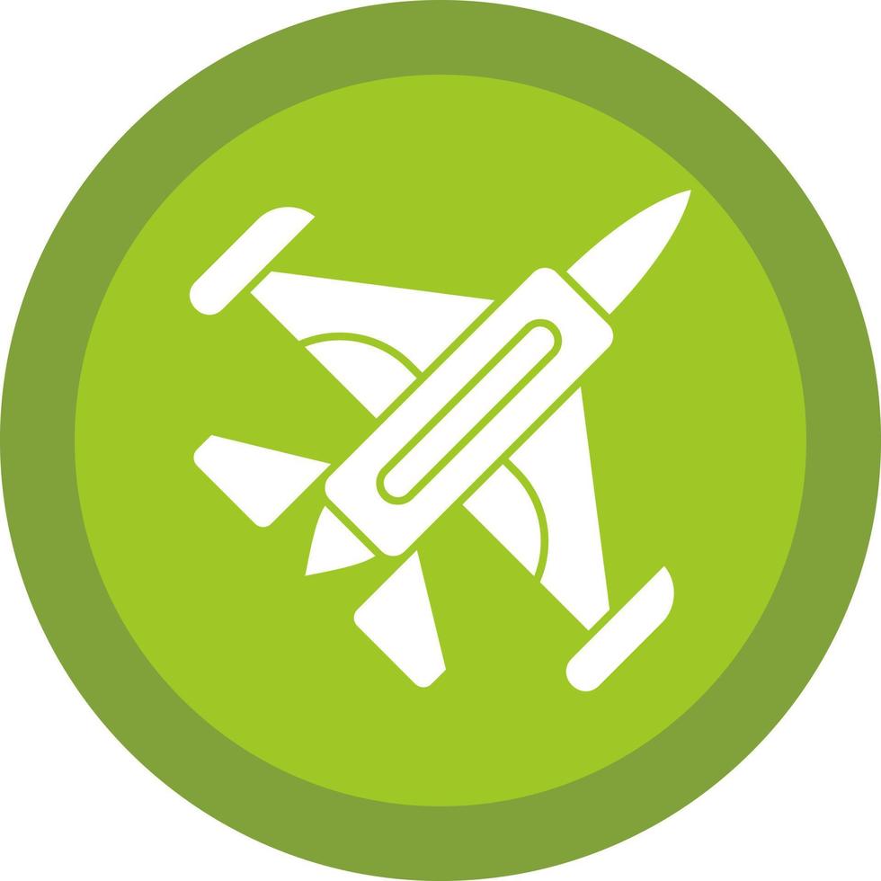 Jet Plane Vector Icon Design