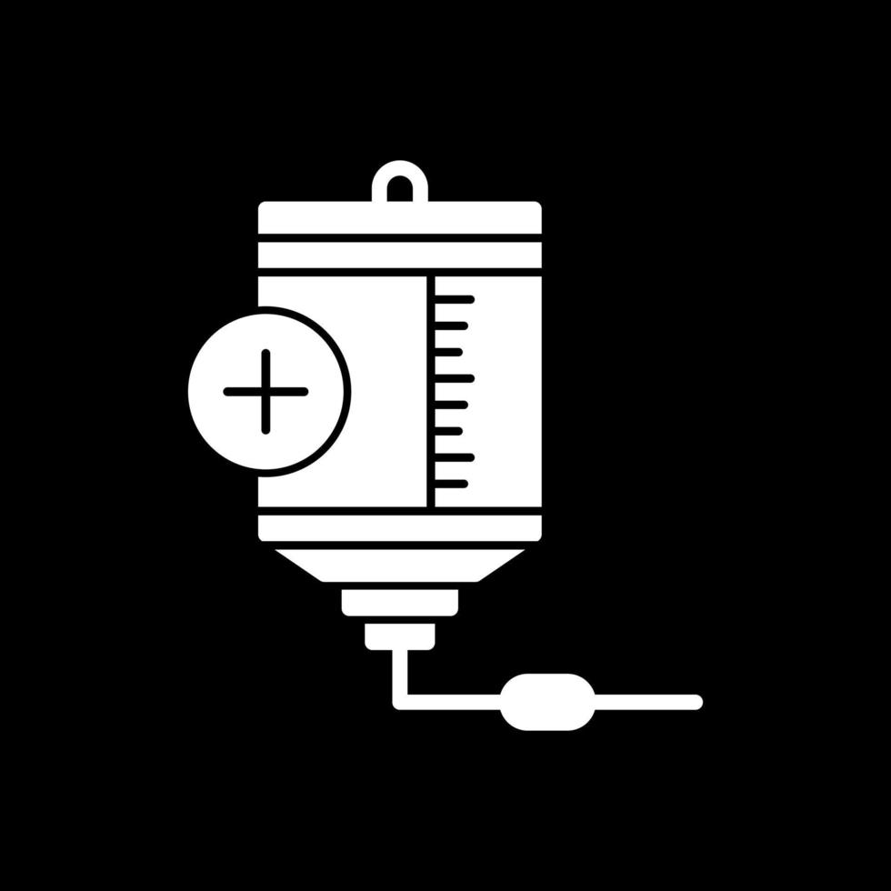Blood Bag Vector Icon Design