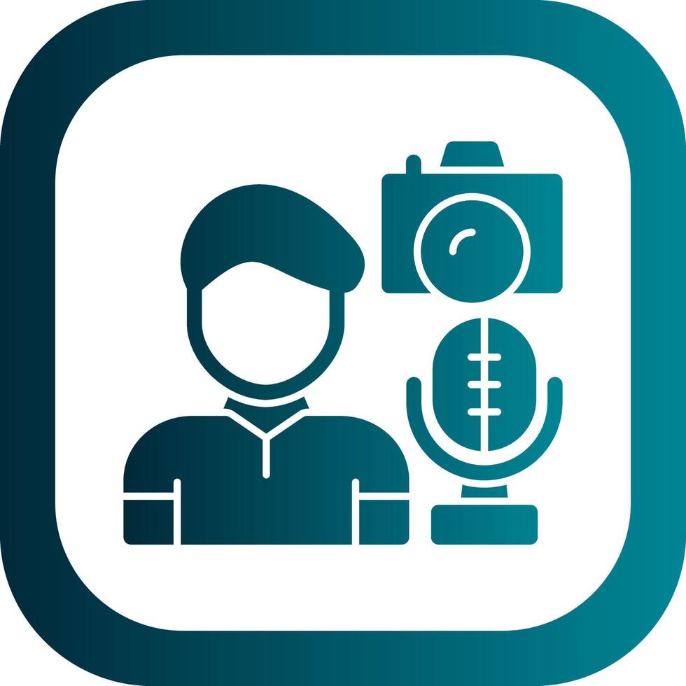 Vlog Vector Icon Design