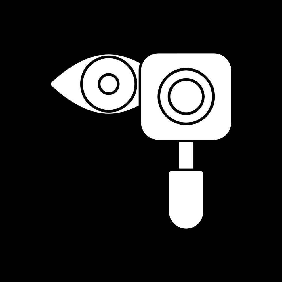 diseño de icono de vector de examen ocular