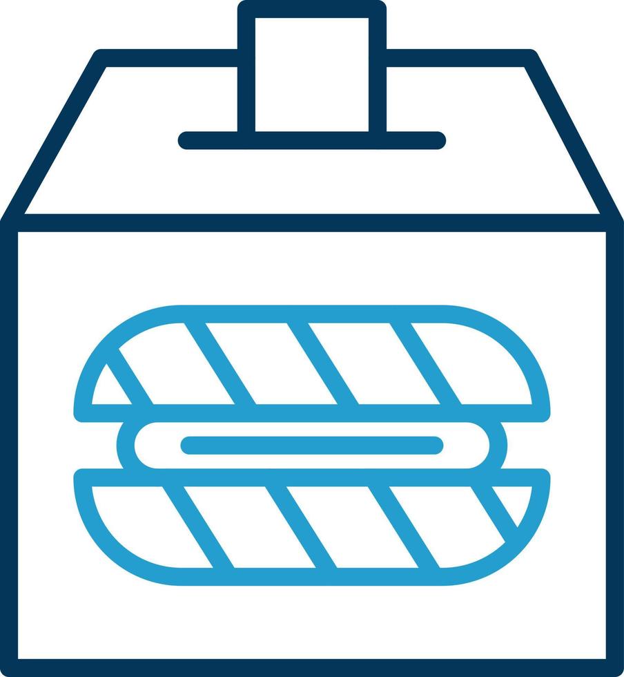 Bread Donation Vector Icon Design