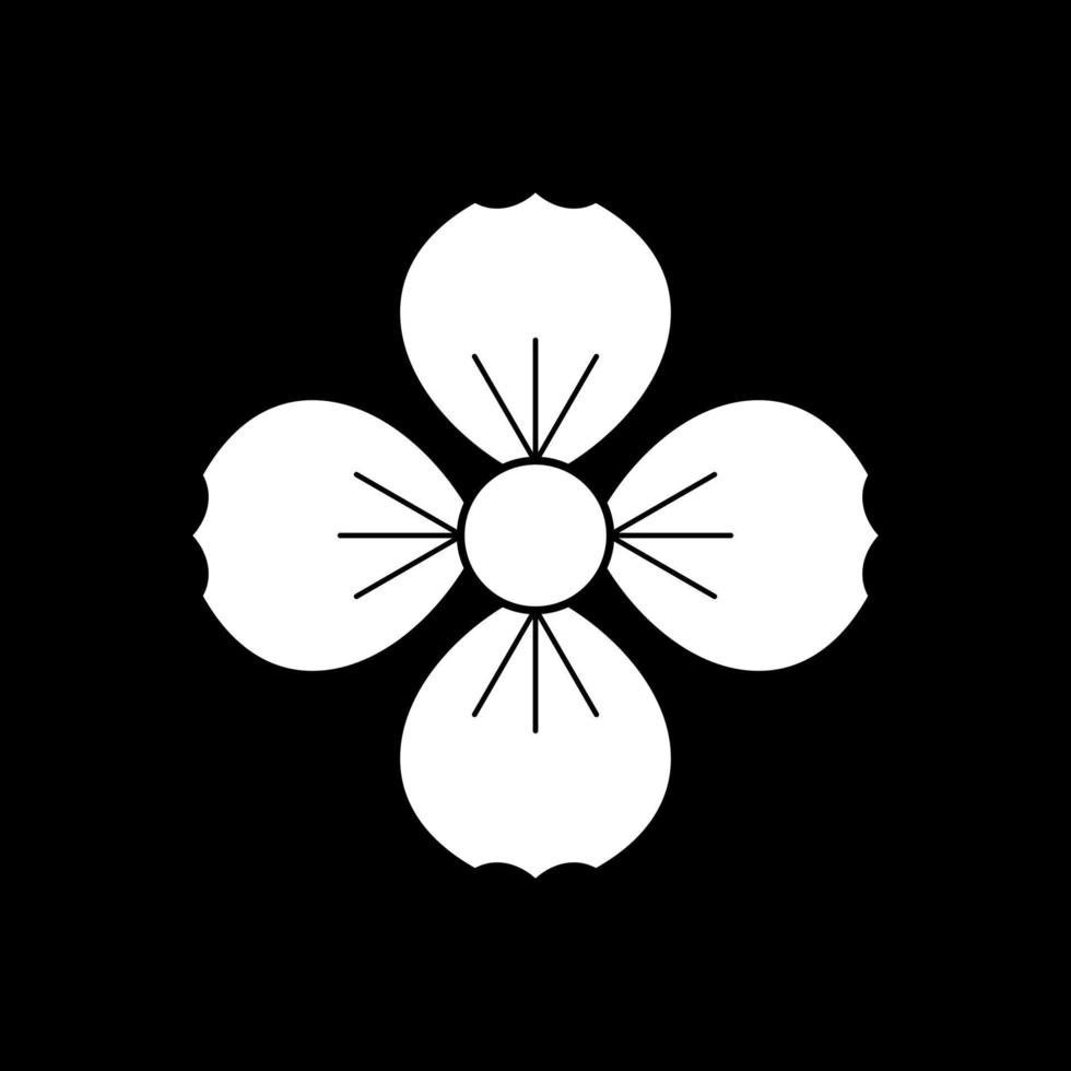 diseño de icono de vector de flores de fresa