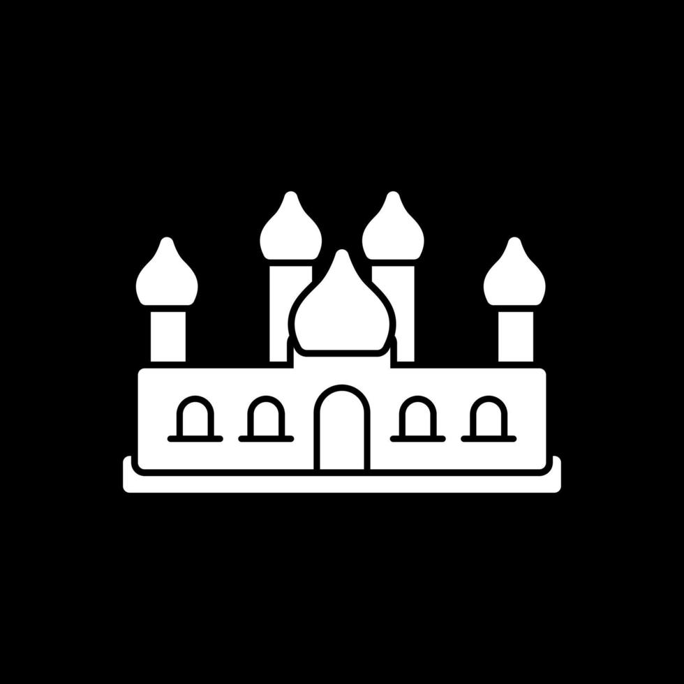 diseño de icono de vector de mezquita