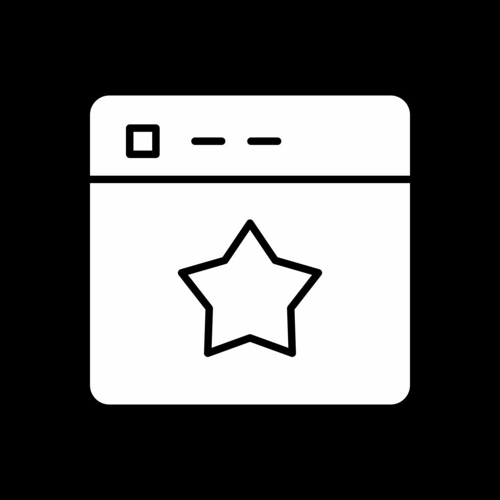 Website Rating Vector Icon Design