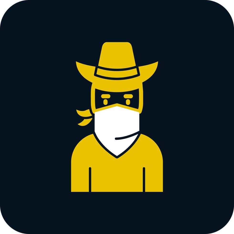 Bandit Vector Icon Design