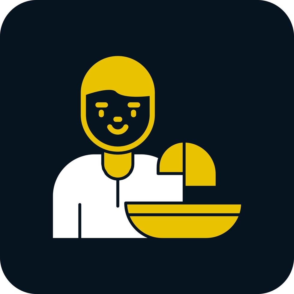 Windsurfer Vector Icon Design