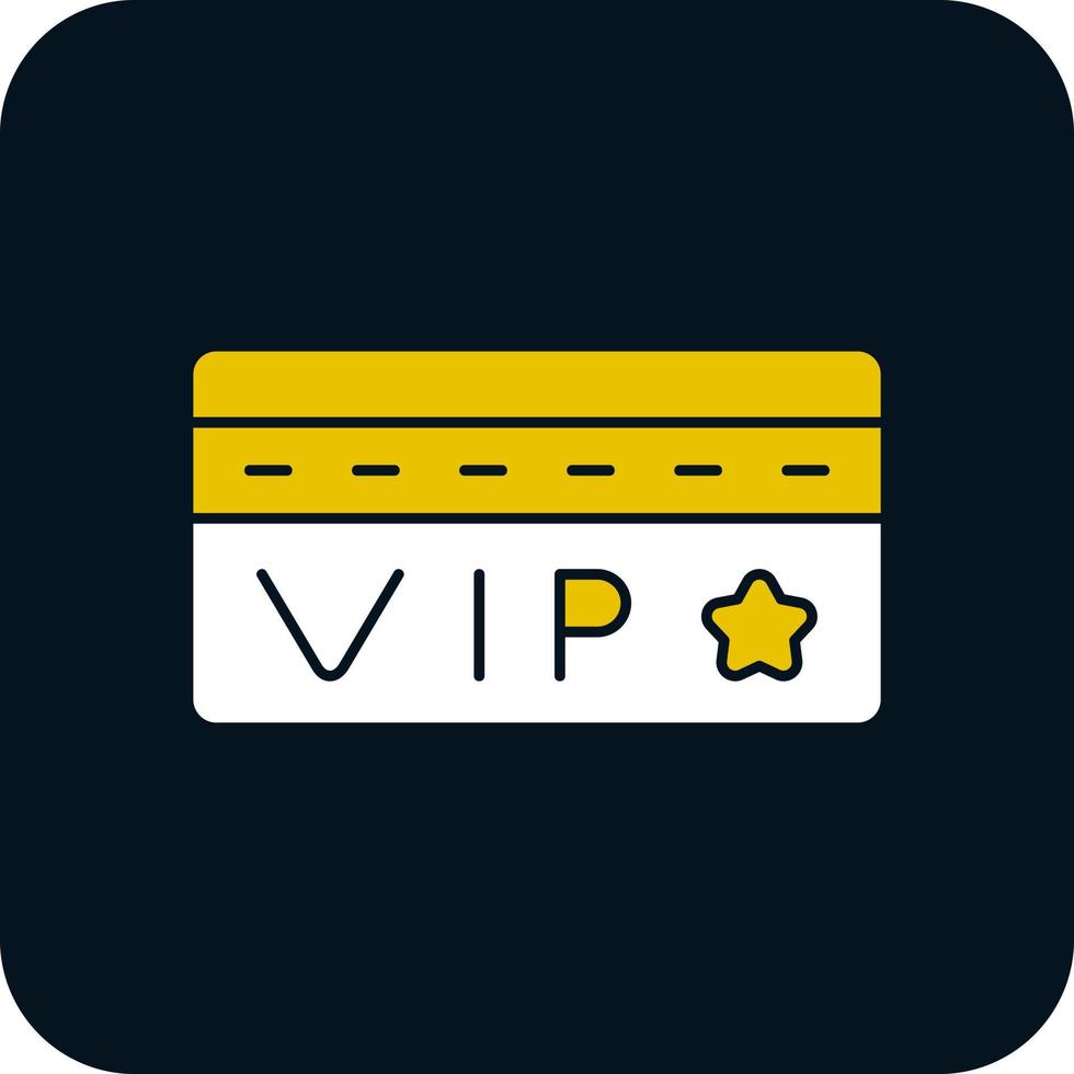 Vip Card Vector Icon Design