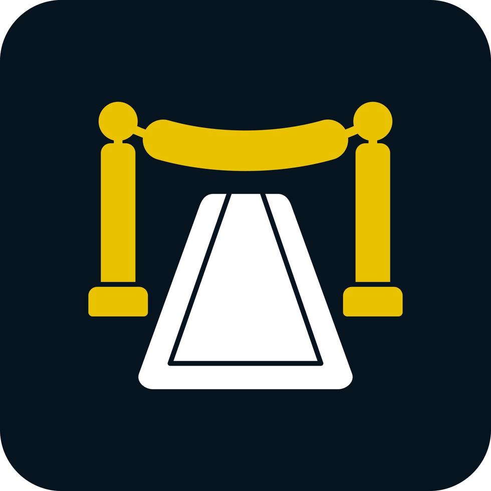 Red Carpet Vector Icon Design
