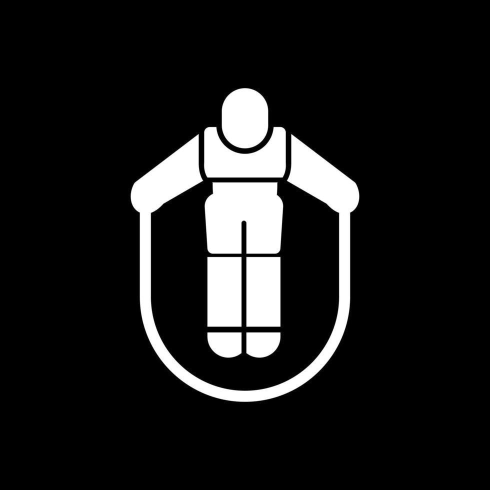 Jumping Jack Vector Icon Design