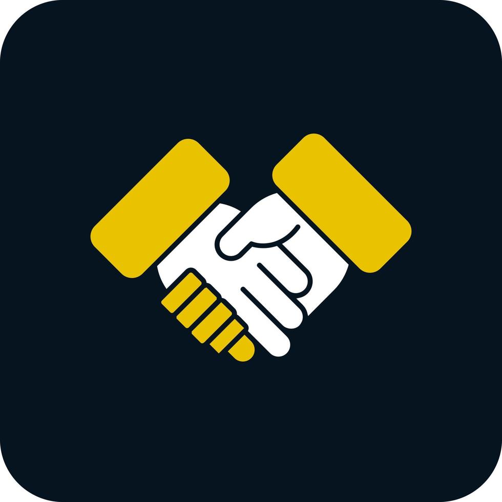 Shaking Hands Vector Icon Design