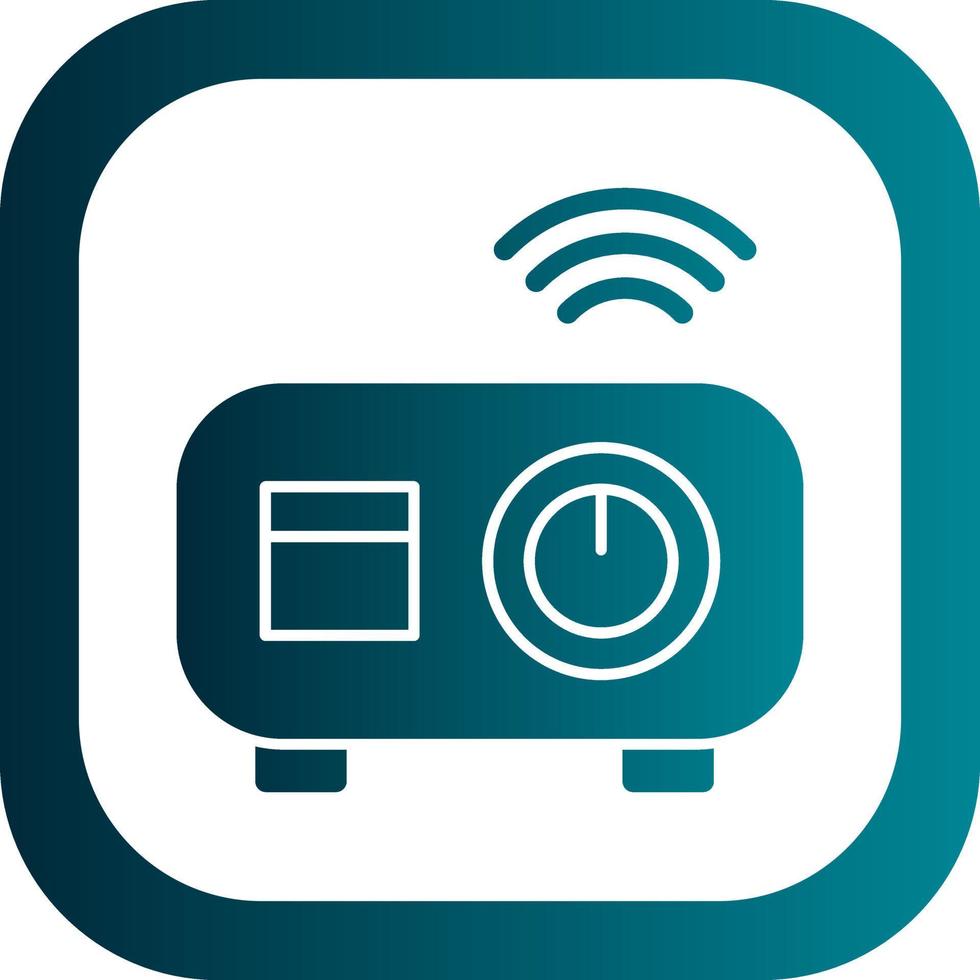 Video Projector Vector Icon Design