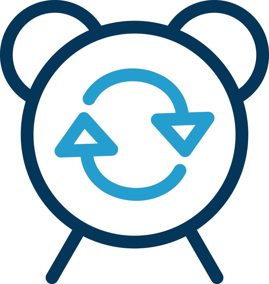 Alarm Repeat Vector Icon Design