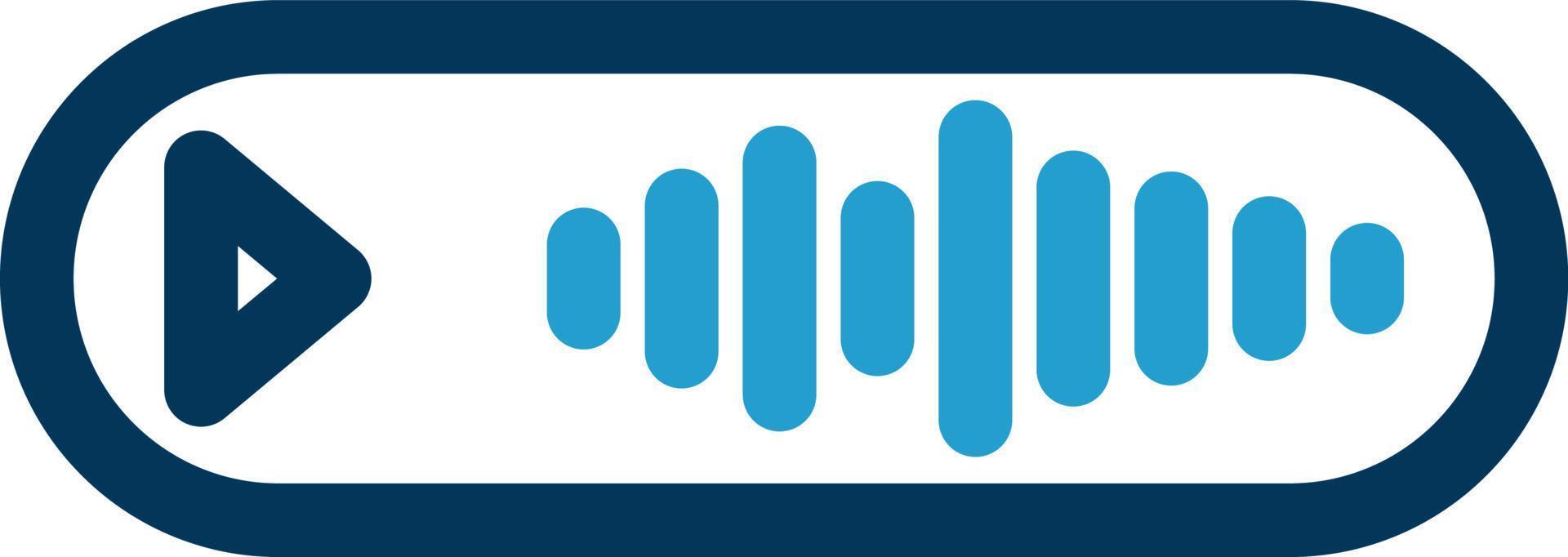 Voice Message Vector Icon Design