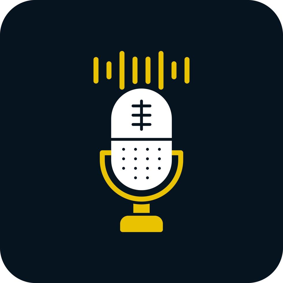 Voice Recording Vector Icon Design