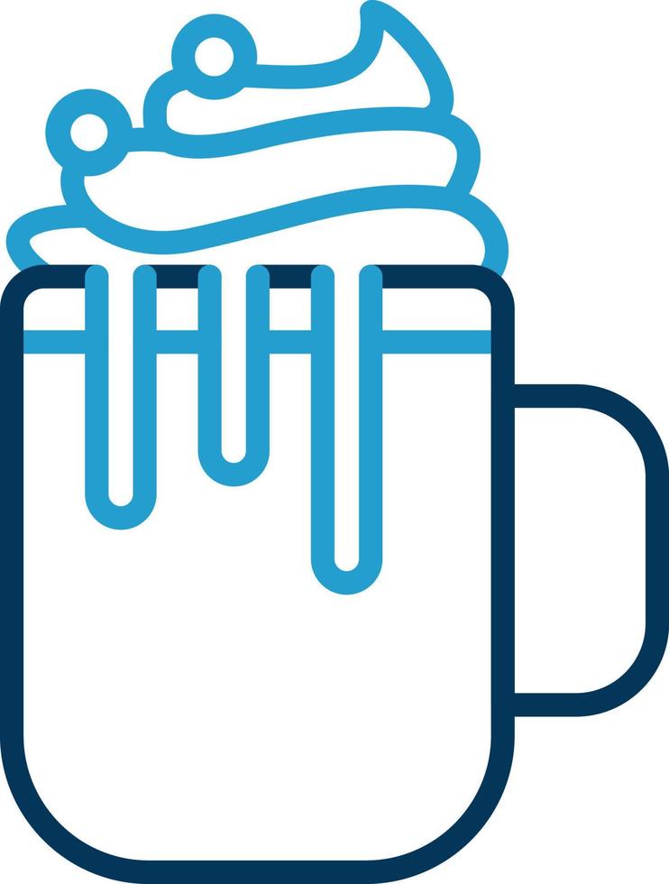 Hot Chocolate Vector Icon Design