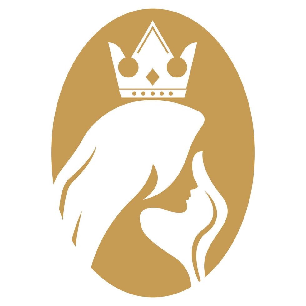 queen icon illustration vector