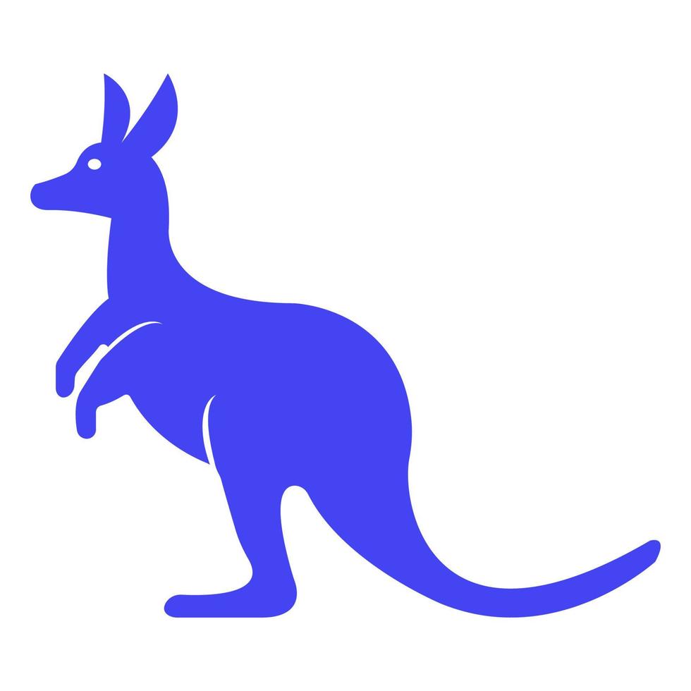 kangaroo icon illustration vector