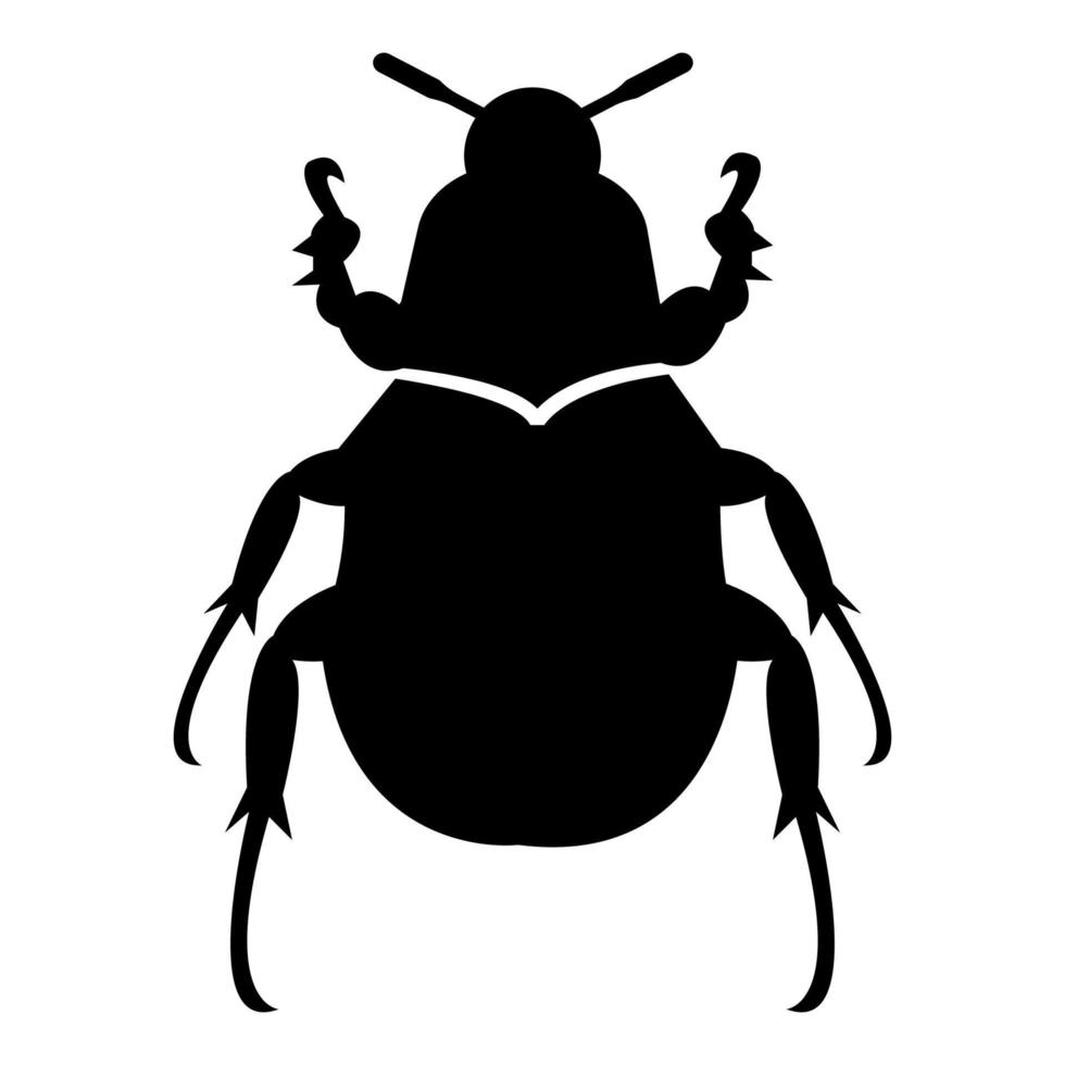 beetle icon illustration vector