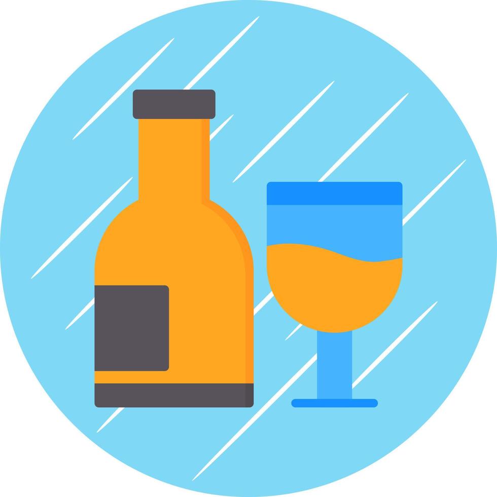 Alcoholic Drink Vector Icon Design