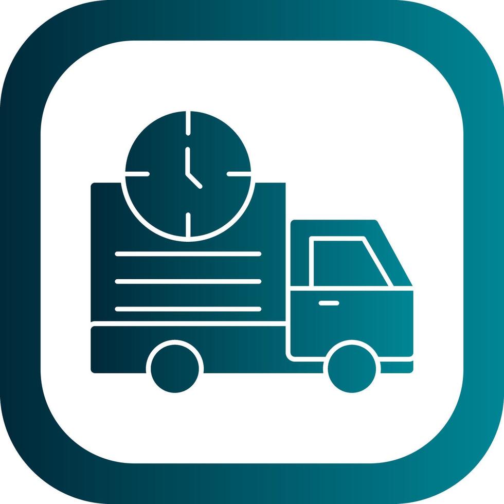 Delivery Time Vector Icon Design