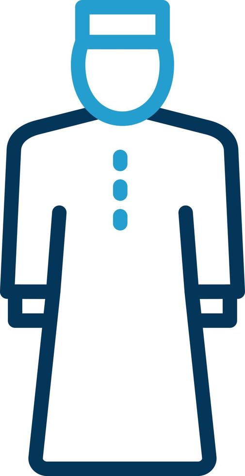 Muslim Man Vector Icon Design