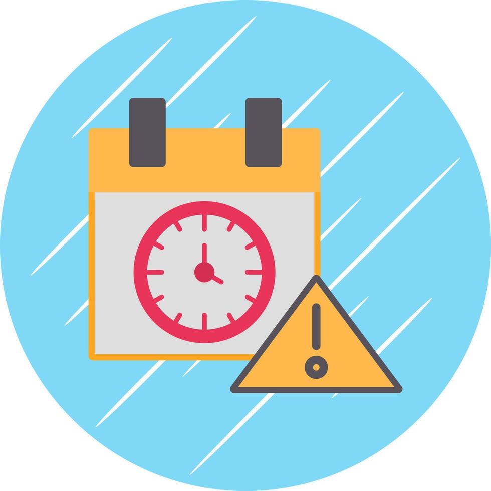 Deadline Vector Icon Design