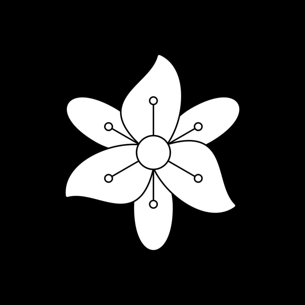 Freesia Vector Icon Design