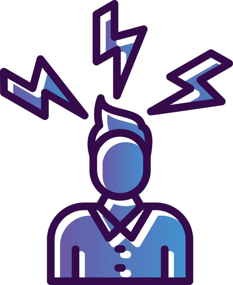 Headache Vector Icon Design