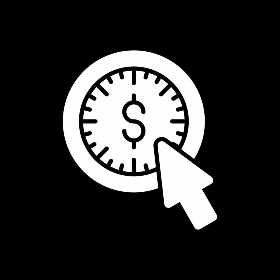 Pay Per Click Vector Icon Design