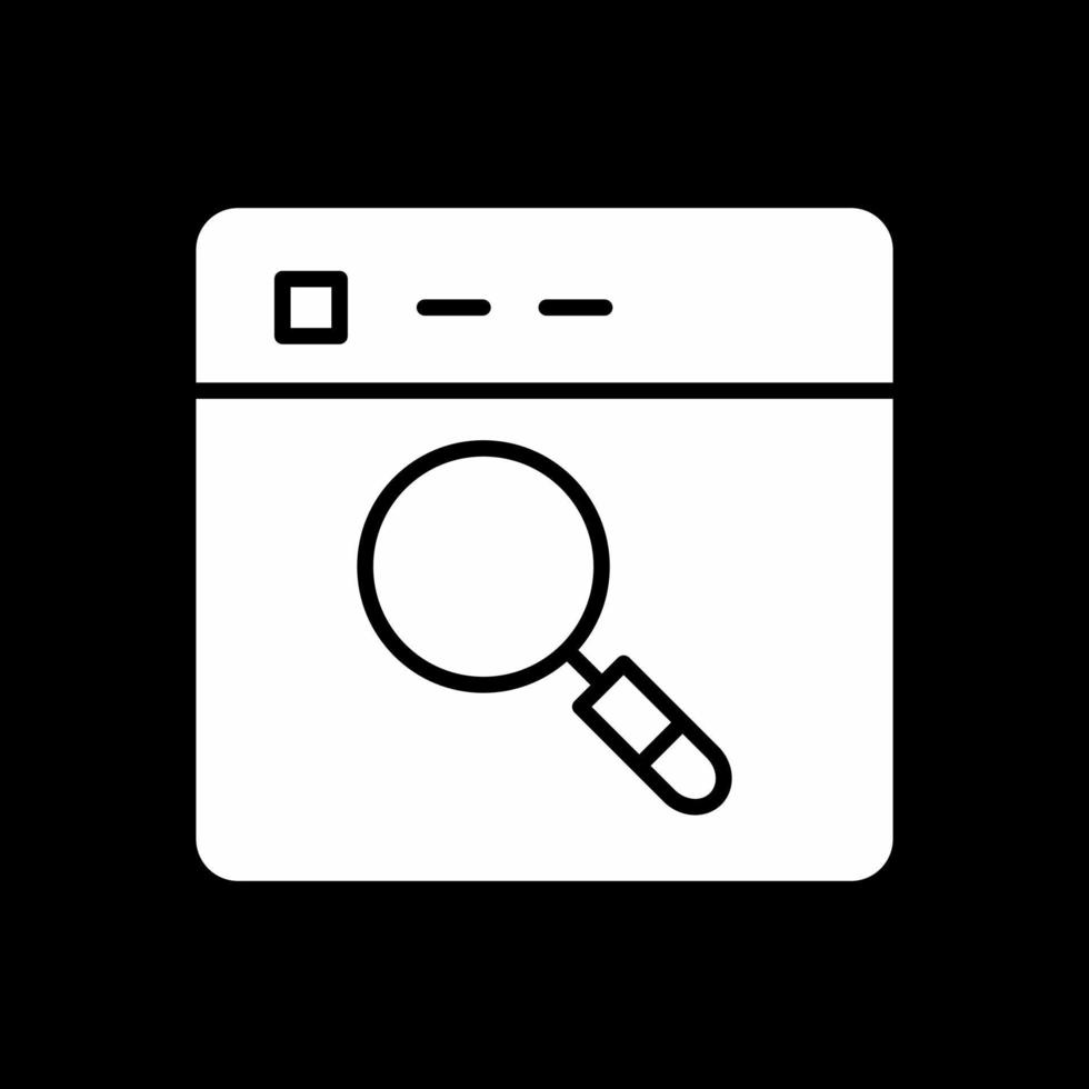 Search Engine Vector Icon Design