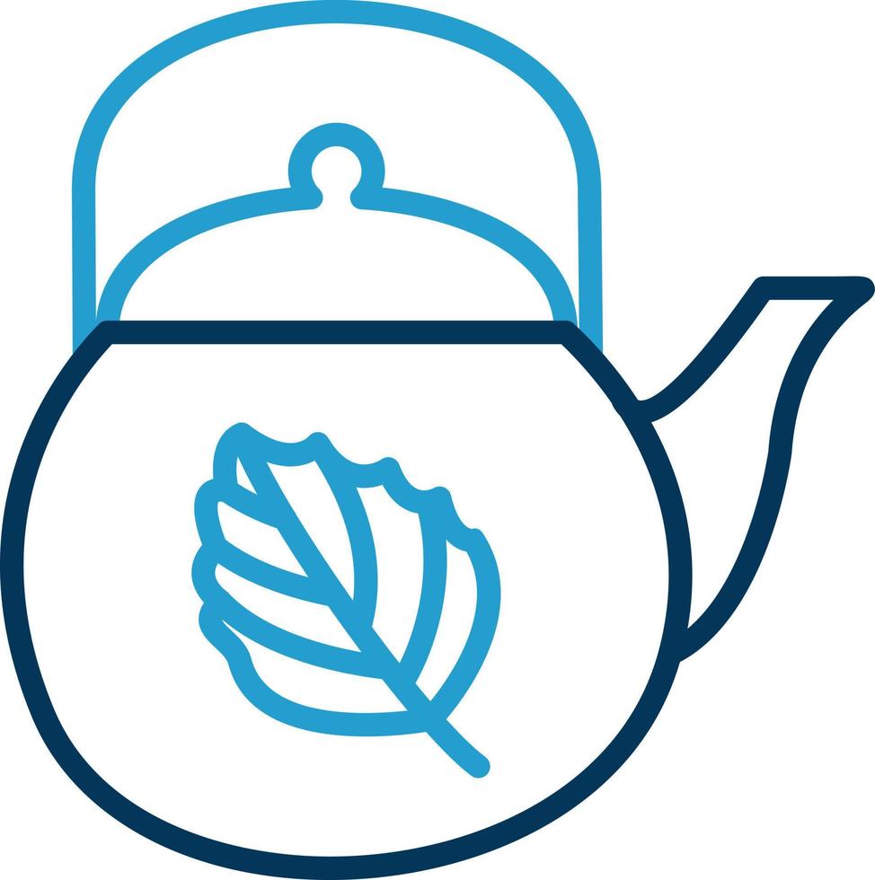 Tea Pot Vector Icon Design