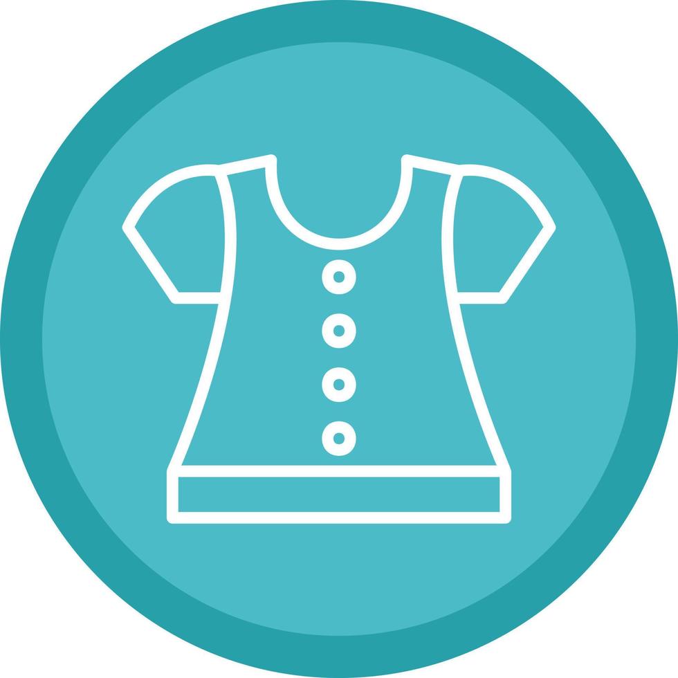 diseño de icono de vector de blusa