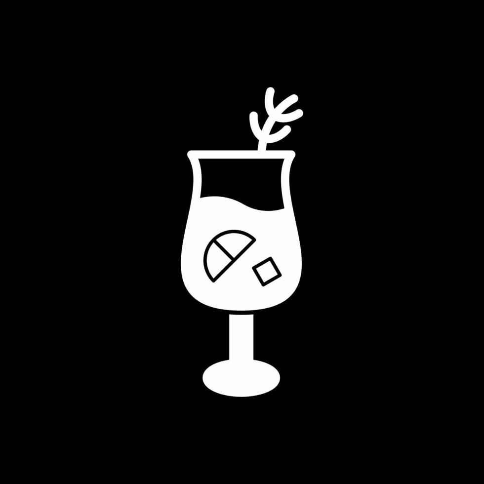 Gin Tonic Vector Icon Design