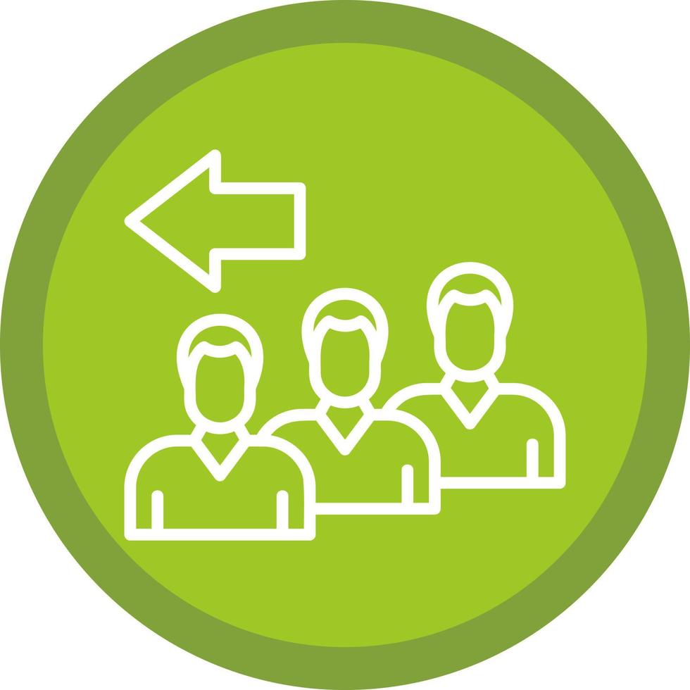 Queue Vector Icon Design