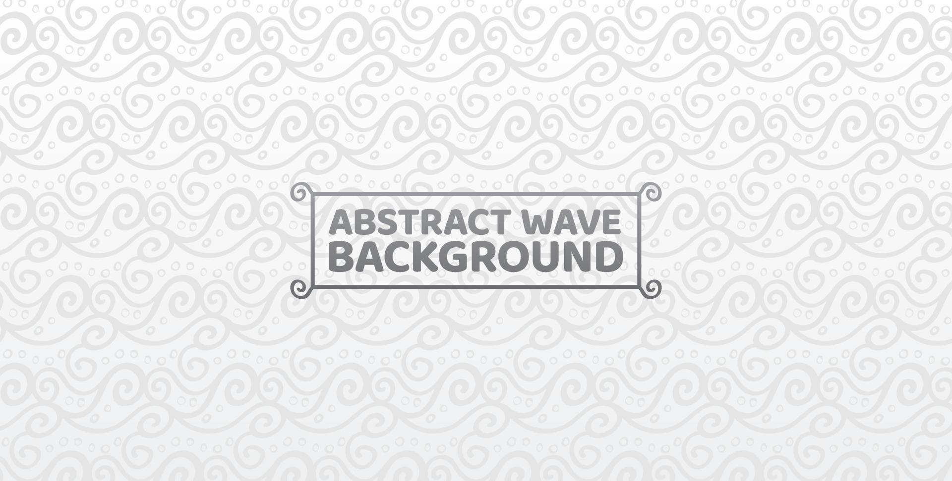 Abstract White Wave Line Background Art vector