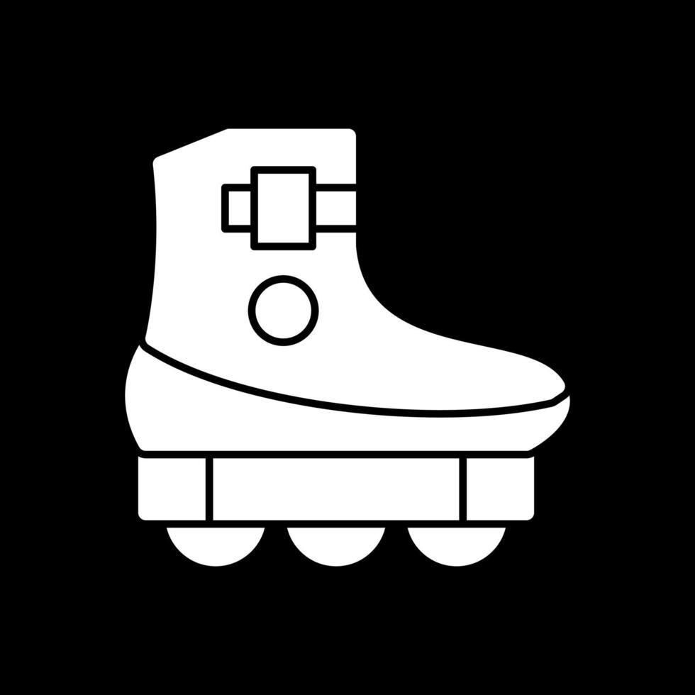 Roller Skating Vector Icon Design