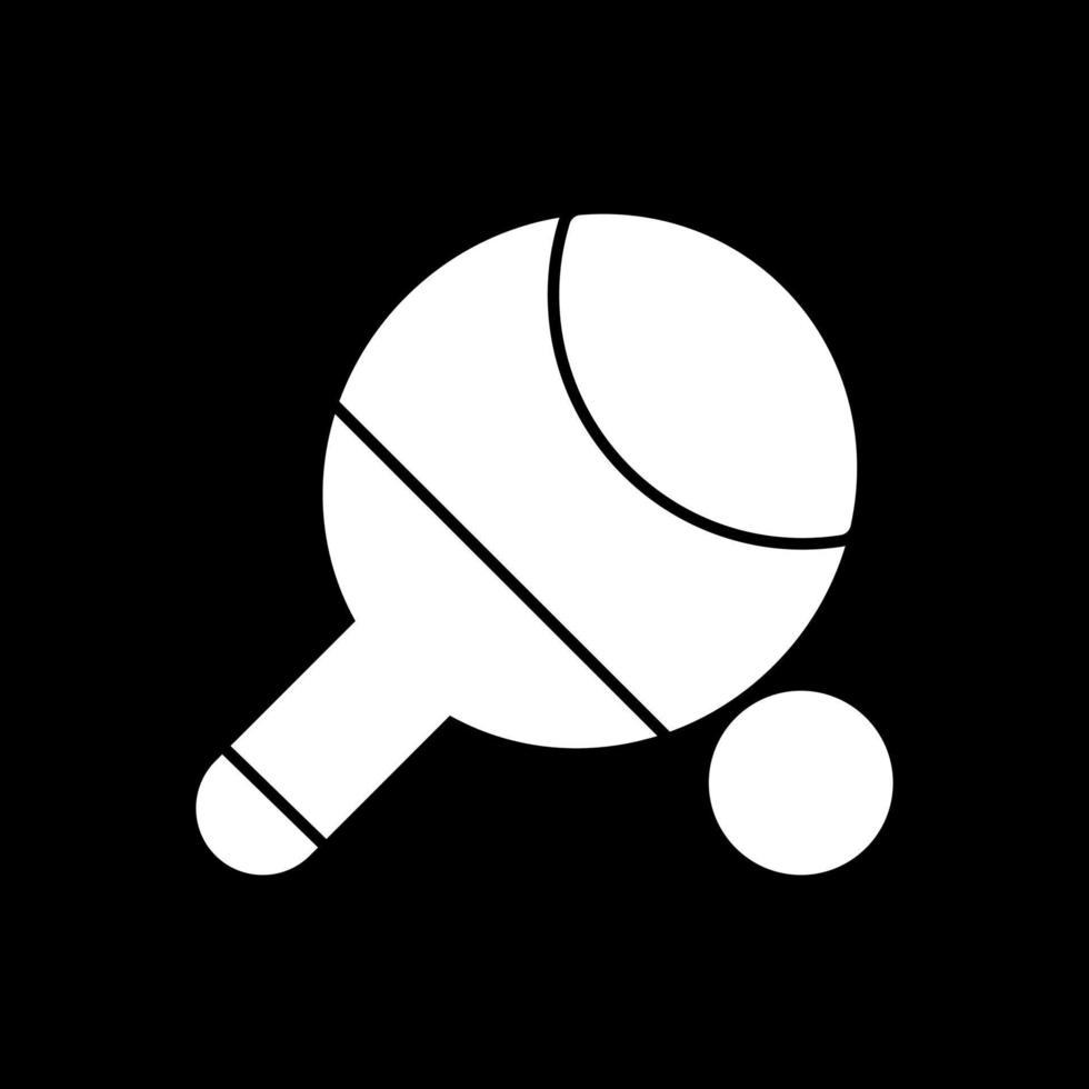 Table Tennis Vector Icon Design