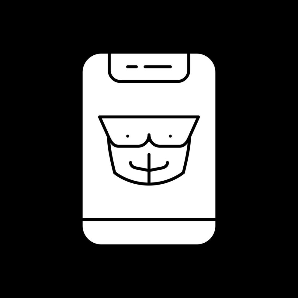 Chest Muscle Vector Icon Design