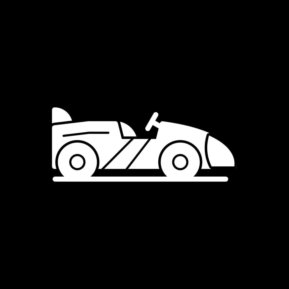 diseño de icono de vector de coche de carreras