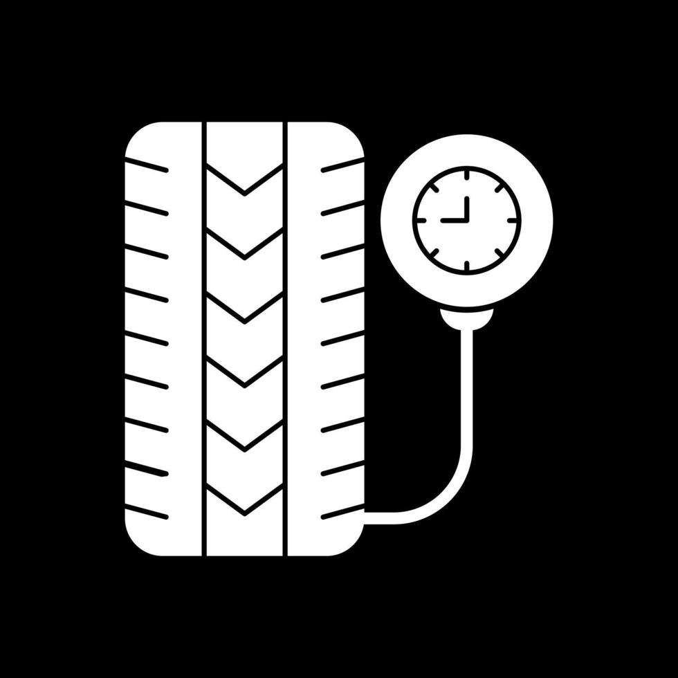 Tire Pressure Vector Icon Design