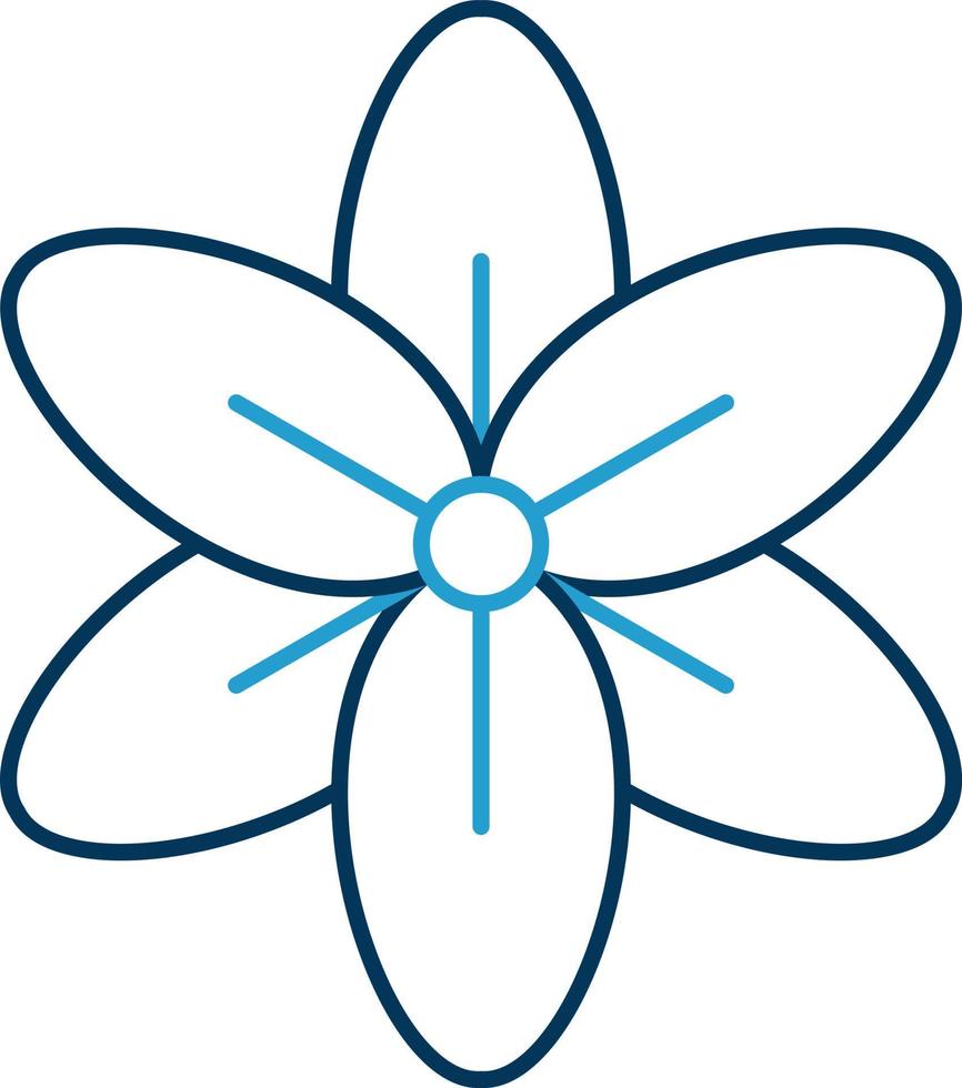 Delphinium Vector Icon Design