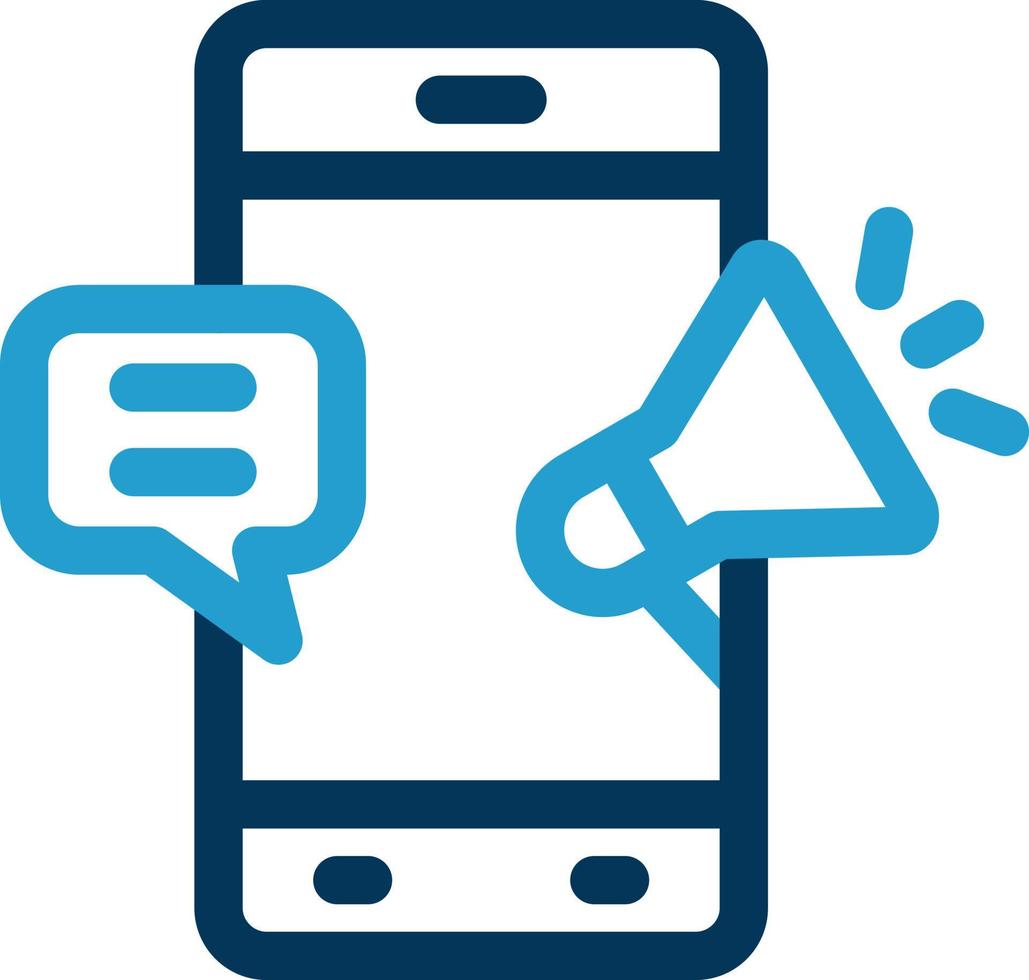 Sms Marketing Vector Icon Design