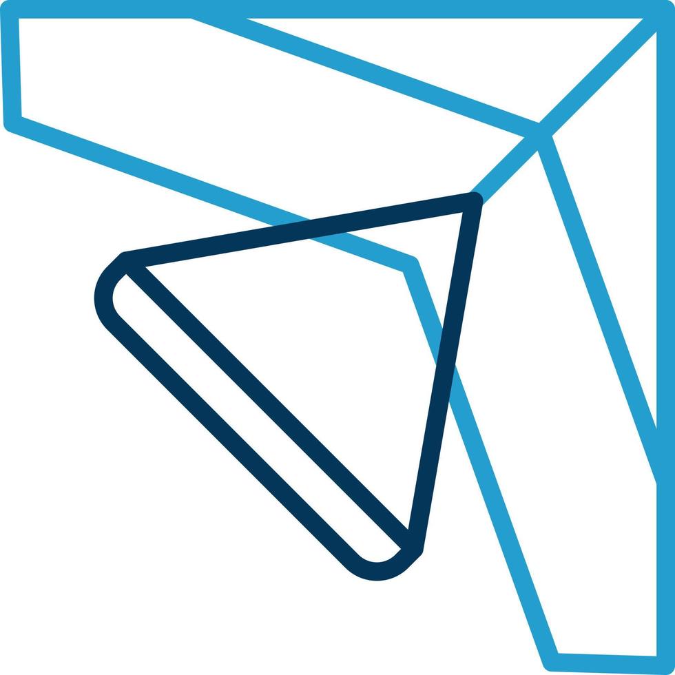 Glider Vector Icon Design