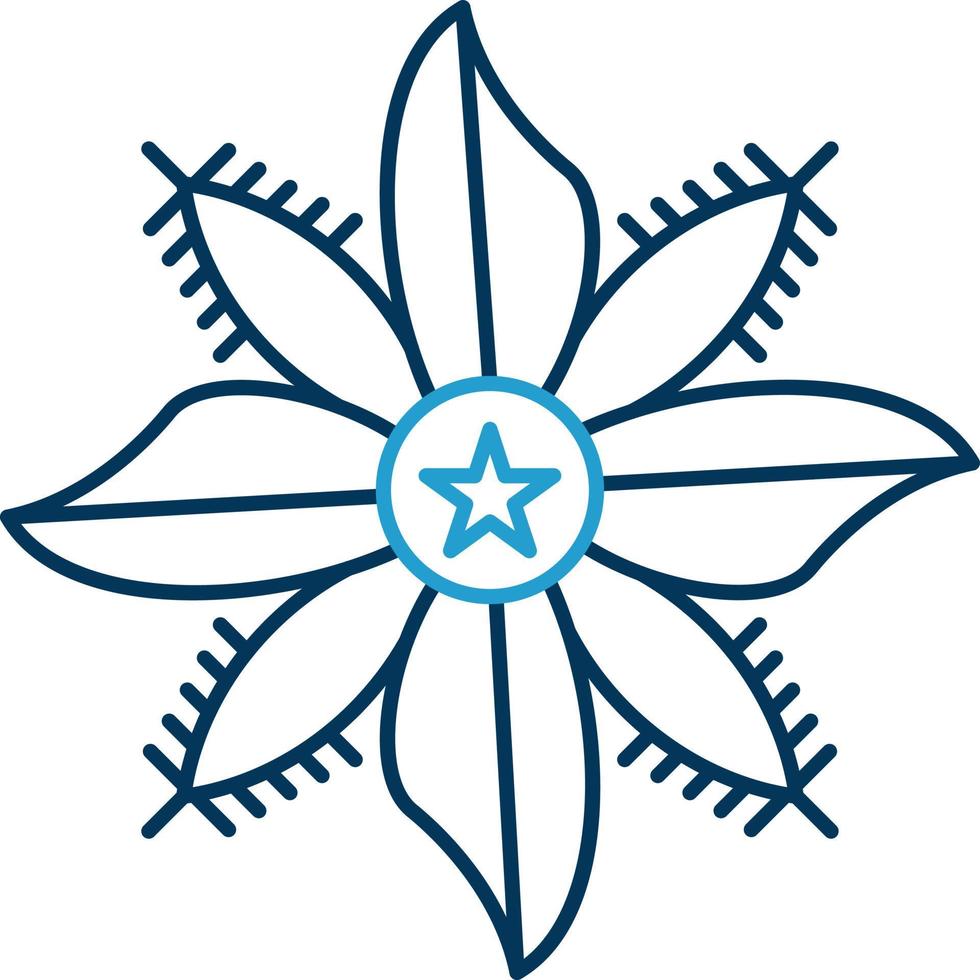 Borage Vector Icon Design